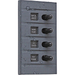 Plastimo 68777 On-Off-Temp 12V Панель переключателей Black