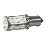 Dixplay 020062 BA9S 8-35V 1.3W 38x1 mm Холодная белая светодиодная лампа Серебристый Clear / Grey