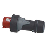 Mennekes 614115 Power Top Xtra 63A IP67 400V 5 столбы Мужской затыкать Red / Black / Grey