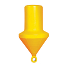 Купить Буй маркировочный из желтого жесткого пластика Nuova Rade 16434 740 х 400 мм 36 кг цилиндрический с пеной 7ft.ru в интернет магазине Семь Футов
