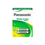 Panasonic P03E/2B 1x2 NiMH Micro AAA 750mAh Готовые к использованию батареи Белая