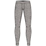Odlo 110832-10420-S Леггинсы Natural 100% Merino Warm Серый Grey Melange / Grey Melange S