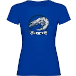 Kruskis 11502241xxlc062 Футболка с коротким рукавом Shrimp Royal Blue 30x25x2 2XL
