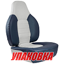 Кресло складное мягкое FISH PRO, цвет серый/синий (упаковка из 4 шт.) Marine Rocket MR18040_pkg_4