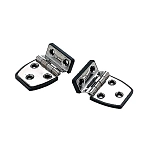 Seachoice 50-34471 Смещенный короткий боковой шарнир Серебристый Black / Chrome 57.15 x 38.1 mm