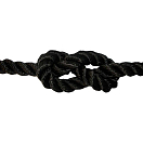 Купить Forniture nautiche italiane 805126 100 m Скрученная веревка Black 26 mm  7ft.ru в интернет магазине Семь Футов
