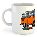 Kruskis 42611K146 325ml Хиппи Ван Кружка для скалолазания Белая White 325 ml (11 oz)