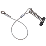 Attwood ATT-66202-3 Штифт с Lanyard Серебристый  Silver 6 mm 