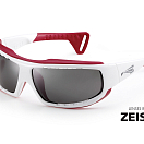 Спортивные очки LiP Typhoon / Gloss White - Red / Zeiss / PA Polarized / Methane Smoke
