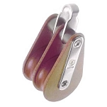 Talamex 65405063 Двухблочный шкив Hye с фиксированной головкой Red 16 mm