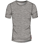 Odlo R-7155948-110822-10420-L Базовый слой с коротким рукавом Natural 100% Merino Warm отремонтированы Серый Grey Melange / Grey Melange L