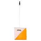 Купить Softee 0024290P 15x15 cm Контрольный пункт спортивного ориентирования White / Orange 15x15 cm 7ft.ru в интернет магазине Семь Футов