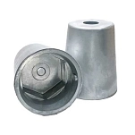 Plastimo p204357 Шестигранный цинковый корневой анод 22 mm Grey 12x12x10