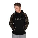 Fox international CFX189 Толстовка с капюшоном Raglan Черный Black / Camo M