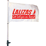 Флагшток с базой белой Lalizas 30710 1000 мм