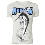 Hotspot design TS-RB01004S04 Футболка с коротким рукавом Rebels Marlin Серый Grey XL