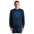 Купить North sails 691622-0802-S Толстовка Organic Fleece Голубой Navy Blue S 7ft.ru в интернет магазине Семь Футов