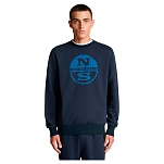 North sails 691622-0802-S Толстовка Organic Fleece Голубой Navy Blue S