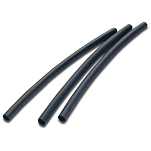 Mustad 09963-3MM-N10 Термоусадочные Трубки Серебристый Black 3 mm 