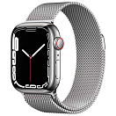 Купить Apple MKJW3TY/A Watch Series 7 GPS+Cellular 45 Mm Серебристый Silver Steel 7ft.ru в интернет магазине Семь Футов