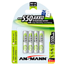 Купить Ansmann 5030772 Micro AAA 550mAh 1x4 NiMH Перезаряжаемый Micro AAA 550mAh Аккумуляторы Серебристый Silver 7ft.ru в интернет магазине Семь Футов