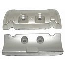 Купить Tecnoseal 2626331 Verado 200-225-250-275 Цинковая пластина Анод  Silver 128 x 43 x 21 mm  7ft.ru в интернет магазине Семь Футов