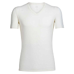 Icebreaker 103661104M Базовый слой с коротким рукавом Anatomica V Merino Белая Snow M