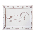 Stylish camping 672-GH8117 ковер Horses GH8  Brown / White 2.43 x 3.35 m
