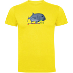 Kruskis CA65500303K044 Футболка с коротким рукавом GT Extreme Fishing Желтый Lemon Yellow L