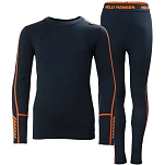 Helly hansen 49403_597-12 Набор базовых слоев Lifa Merino Midweight Navy 30x20x10 11-12 Years