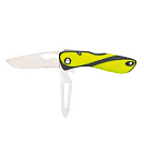 Купить Wichard 65269 Offshore Нож-ключ с серьгой Желтый Fluo Yellow / Black 115 mm 7ft.ru в интернет магазине Семь Футов