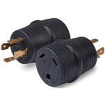 Parkpower by marinco 679-30430GSA 30A Мужской 30A Адаптер женского разъема Черный Black