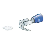 Oem marine DUPLI-3939780 Forniture nautiche italiane 2 Пути Изолированная заглушка Серебристый Blue