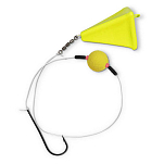 Zebco 4104020 Лидер 1 Flatty Scratcher 22 cm 20g  Fluo Yellow 0.350 mm