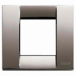 Vimar 618016 накладка на выключатель Classic Black Chromed Metal 10x10x8