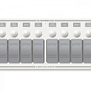 BLUE SEA 8271 Водонепроницаемый распределительный щит Contura, 8-секционный/белый