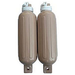 Trac outdoors 50-79274 Twineye Комплект швартовых кранцев Бежевый Tan 6.5 x 22´´ 