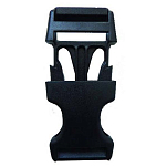4water SP108025 Vrac Ацеталь быстрая пряжка 2 единицы Черный Black 25 mm