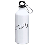 Kruskis MD4049S101S254 Shadow Mountain 800ml Алюминиевая бутылка Бесцветный White