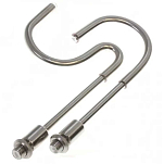 Kolpo 0901046 Нержавеющая сталь Rod Pod Держатель Удочки Silver