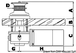 Capstans windlass,T2000 24V 02.323.24