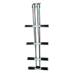 Forniture nautiche italiane 3030353 3 Лестница из нержавеющей стали Серебристый Silver 39 x 35 cm 