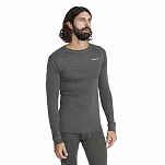 Craft CO1911546-680200-XL Базовый слой с длинным рукавом Core Wool Merino Серый Juniper / Melange XL