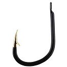 Купить Mikado HG10009-8GB Golden Point Iseama Зубчатый Крюк Черный Gold / Black 8  7ft.ru в интернет магазине Семь Футов