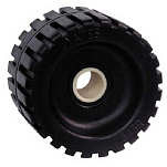 Seachoice 50-56330 Ribbed Roller Черный  Black Rubber 111 x 76 mm 