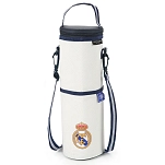 Real madrid AZRM10005780-UNIT Чехол для бутылки с водой 11x11x32 cm Белая White / Blue