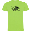 Купить Kruskis CA65500528K207 Футболка с коротким рукавом Psychedelic Octopus Зеленый Light Green 2XL 7ft.ru в интернет магазине Семь Футов