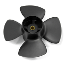 Купить Винт гребной четырёхлопастной Solas Amita 4 5013-087-07 Ø220,98мм шаг 7" правостороннее вращение из алюминия с резиновой втулкой для лодочных моторов Mercury 8-9,9л.с., Tohatsu/Nissan 8-9,8л.с. 7ft.ru в интернет магазине Семь Футов