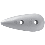 Martyr anodes DUPLI-194-CMT20 Tear Drop Анод корпуса Серый Grey 31.75 mm 