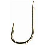 Mustad MU07-60010-BR-14-M10 Ultrapoint Wide Gape Power Крючок Без Зазубрин Золотистый Bronze 14 